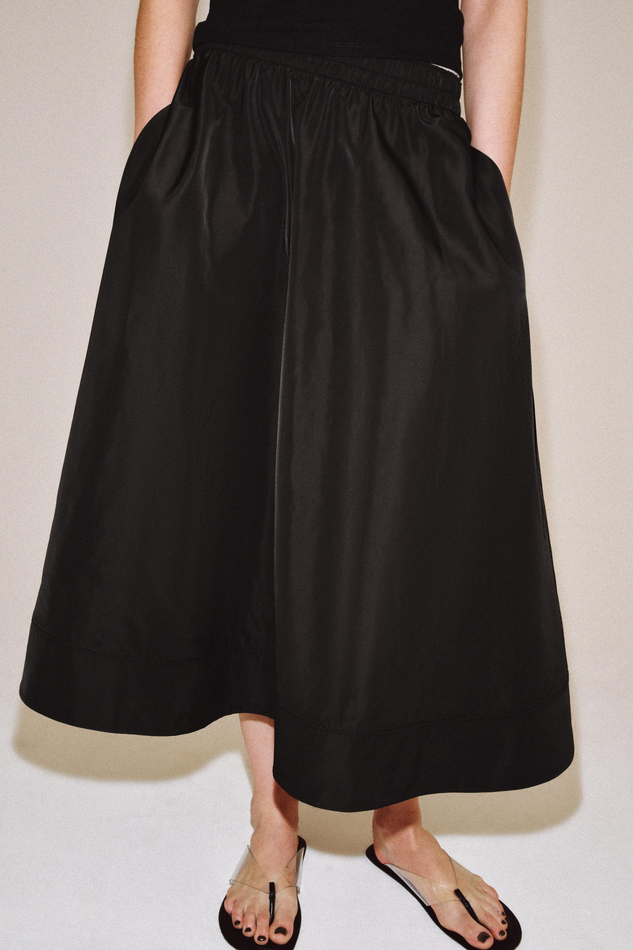 ZW COLLECTION CAPE MIDI SKIRT